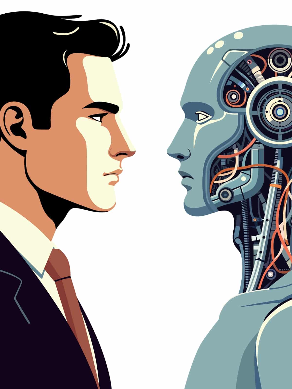 AI in the workplace illustrating changing employee workload and job expectations.